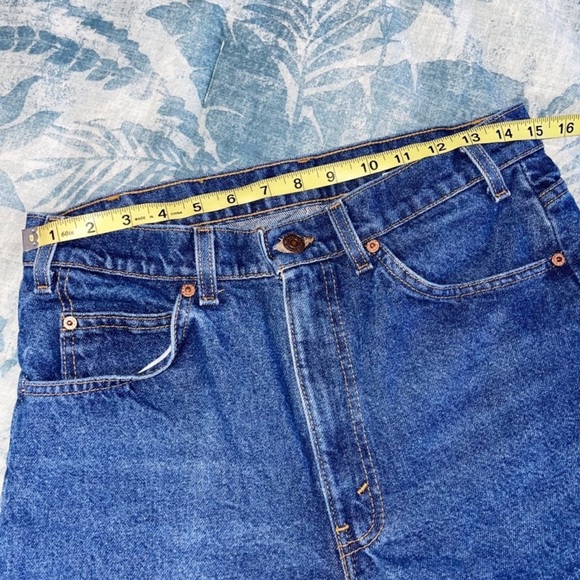 Levi's 505 90s ORANGE TAB JEANS DARK WASH 33/30" - Picture 4 of 9